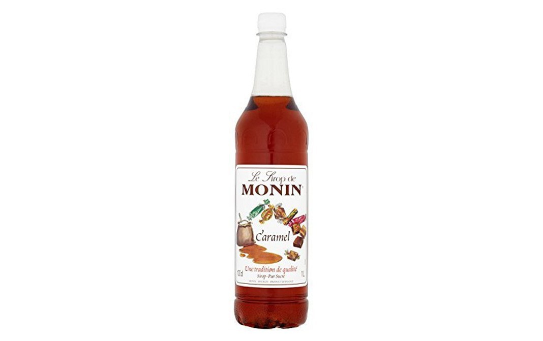 Monin Caramel Syrup    Glass Bottle  1 litre